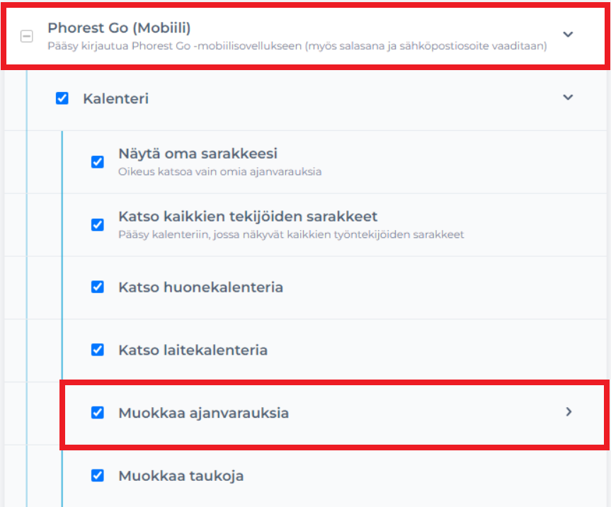 Pääsyoikeudet - Go muokkaa varauksia.png