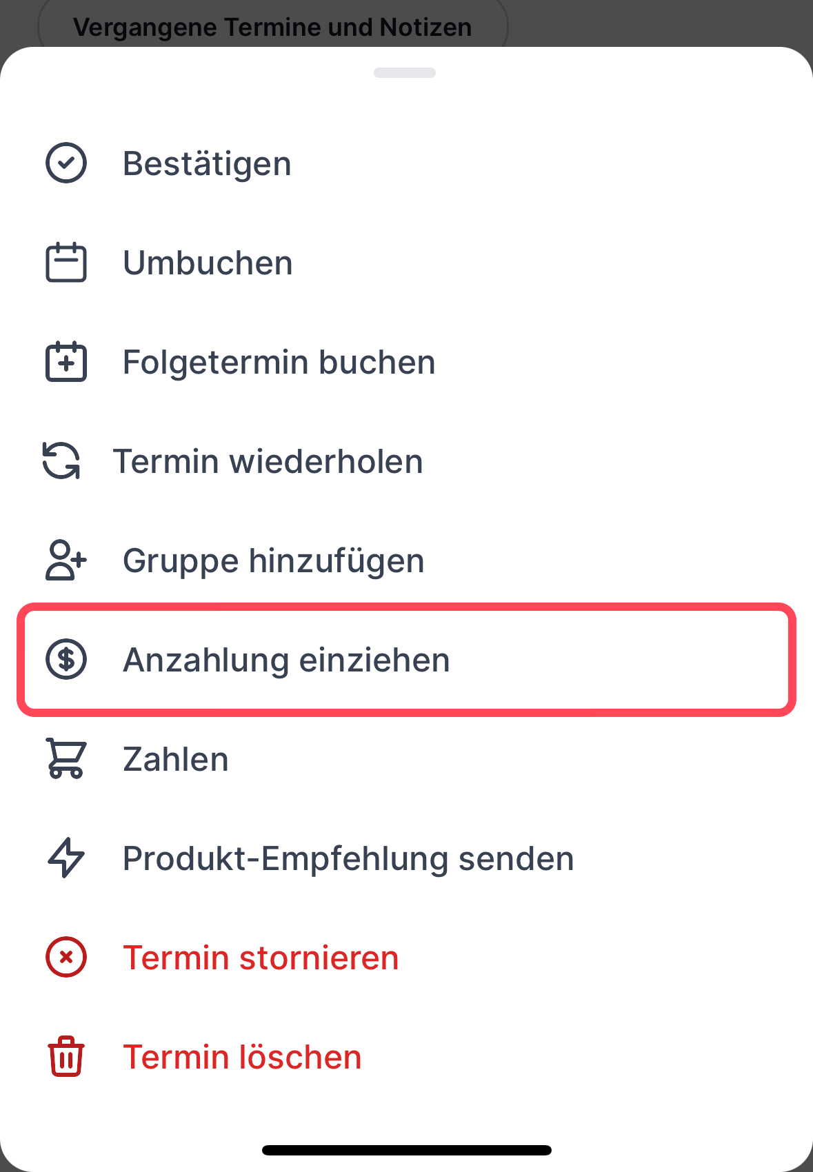 Anzahlung - Menü Anzahlung einziehen.png