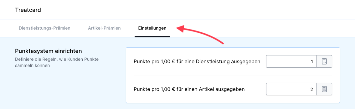 Treatcard Einstellungen A.png