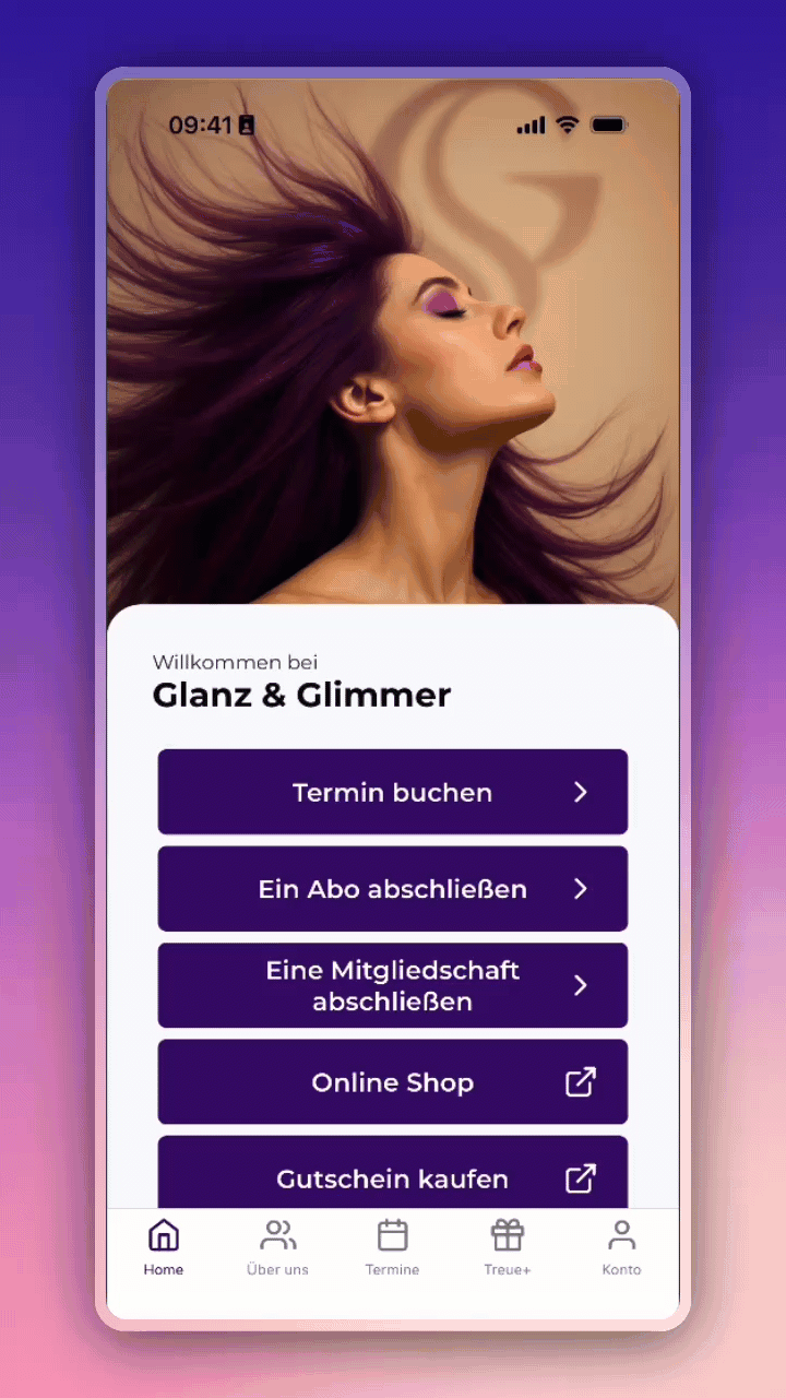 Branded App - Termin umbuchen.gif