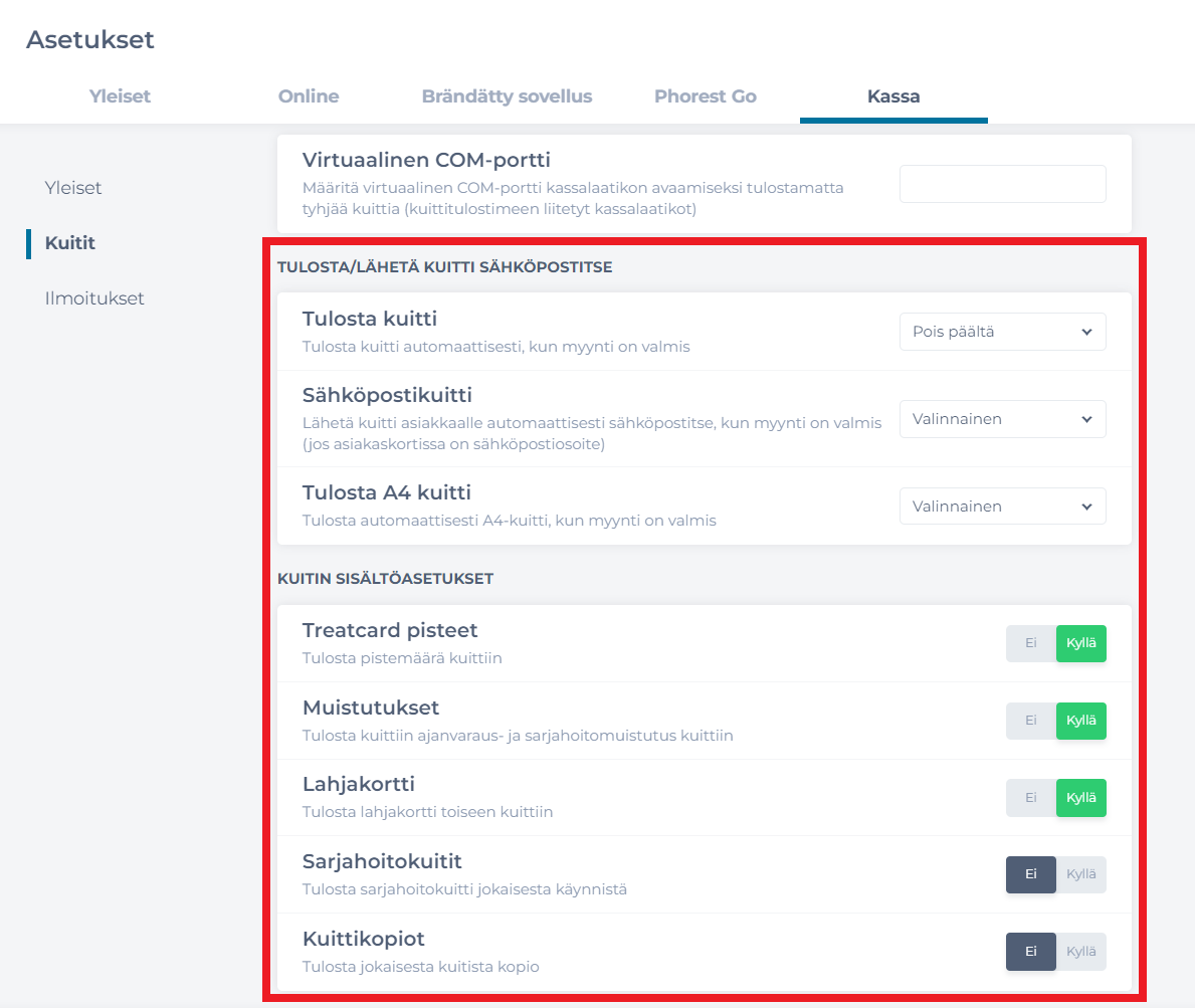 Kassa - Kuitit, tulostinasetukset.png
