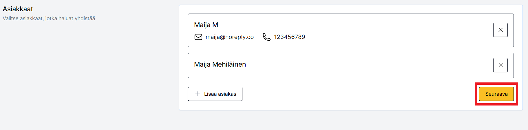 Asiakkaiden yhdistäminen - Seuraava.png