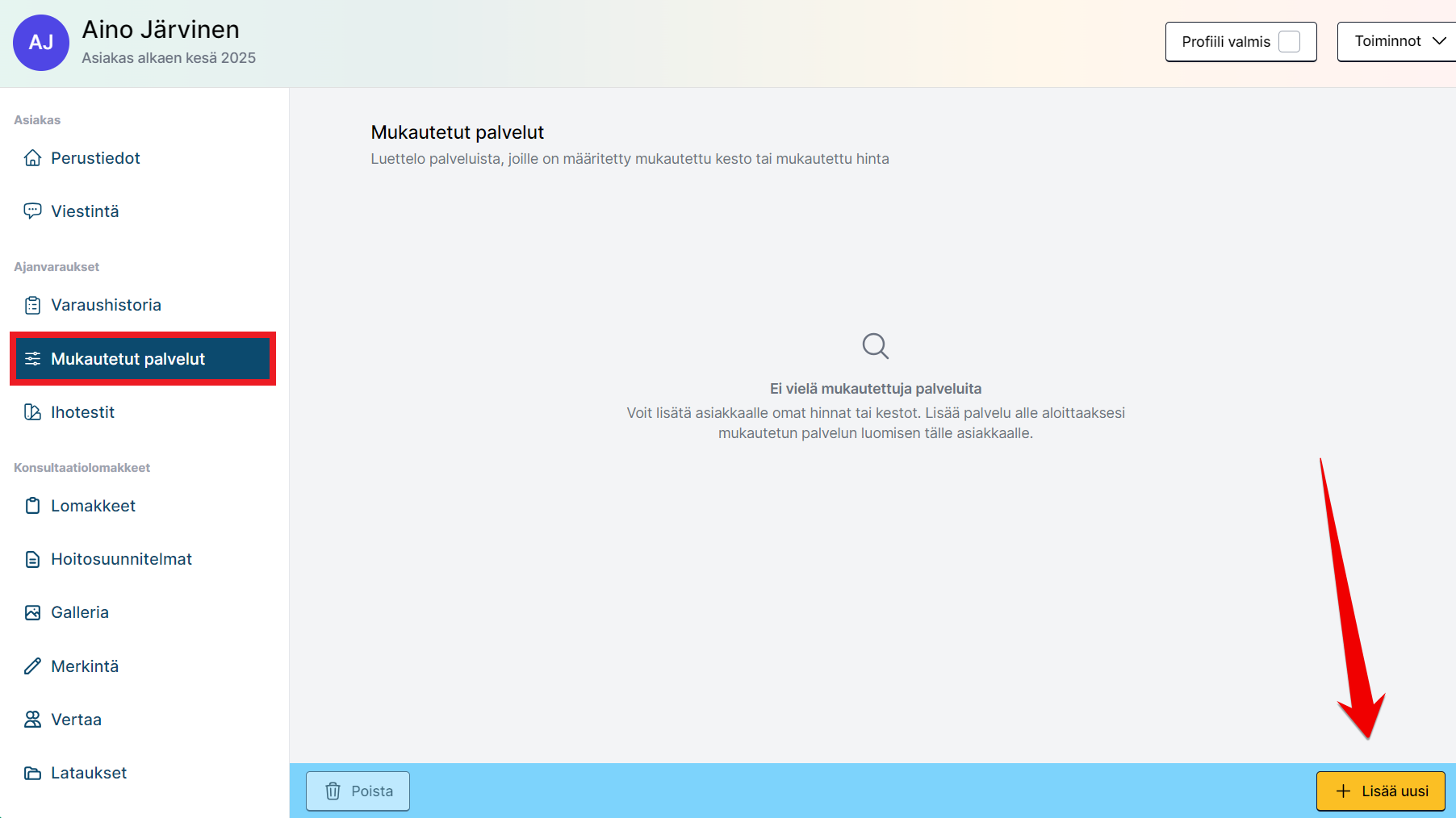 Asiakaskortti - Mukautetut palvelut.png