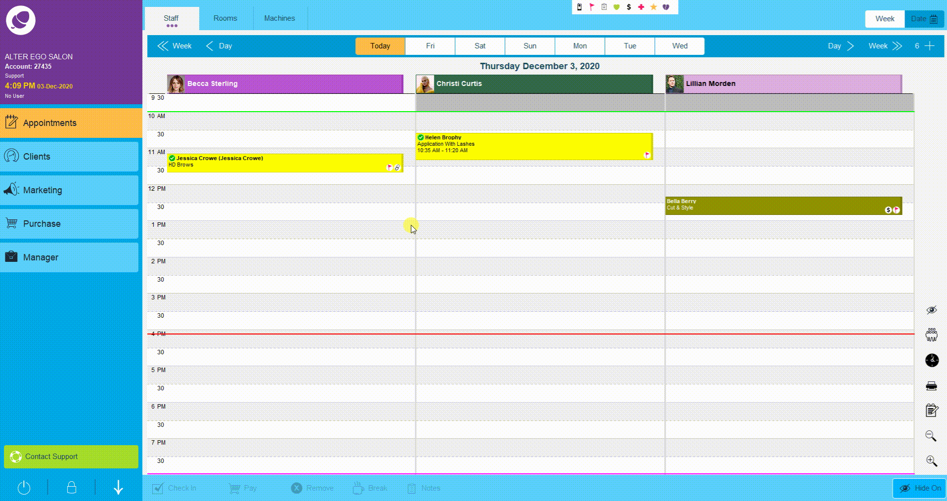 How Do I Print My Staff Roster schedule Phorest Salon Software