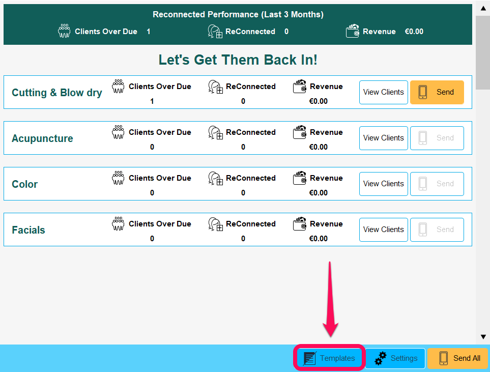 nushell crm reconnect email